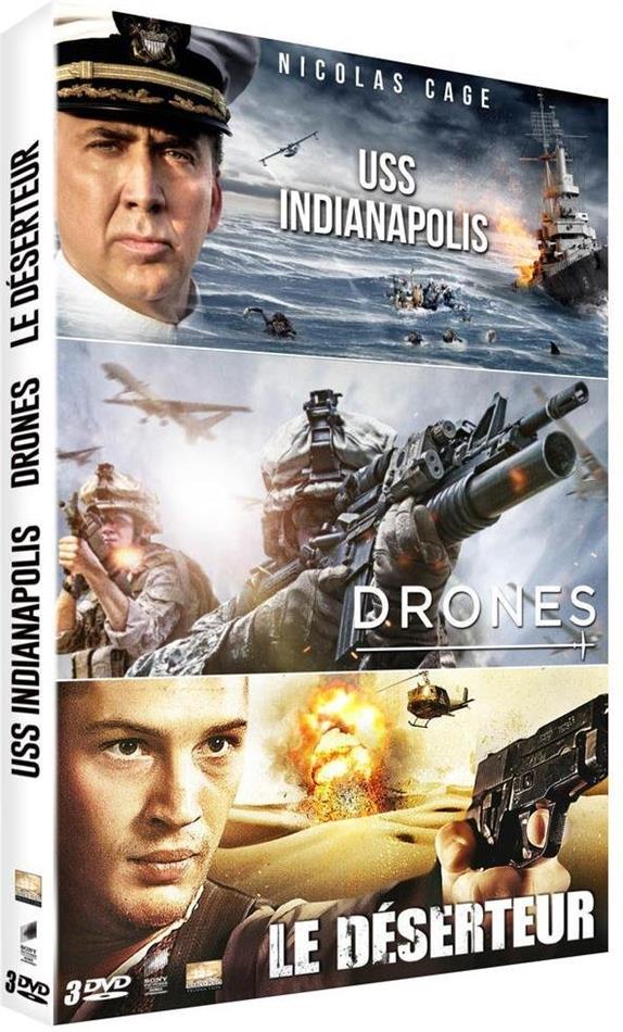 USS Indianapolis / Drones / Le déserteur 3 DVDs