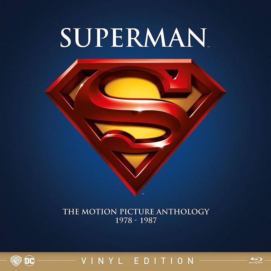 Superman - The Motion Picture Anthology 1978-1987 Vinyl Edition, 4 Blu-ray