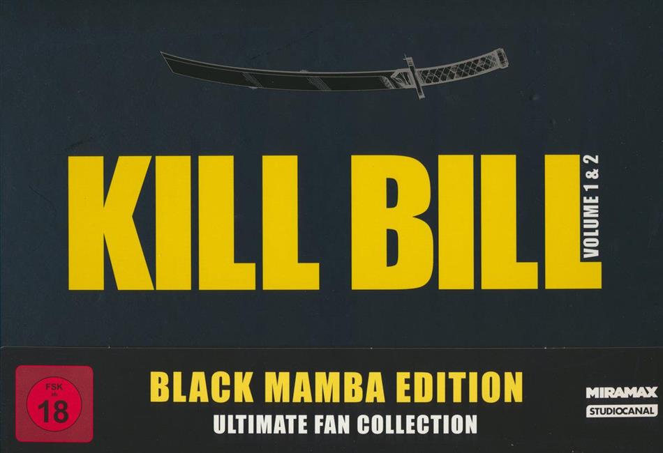 Kill Bill - Vol. 1 & 2 Black Mamba Edition, Ultimate Fan Edition, 2 Blu-rays