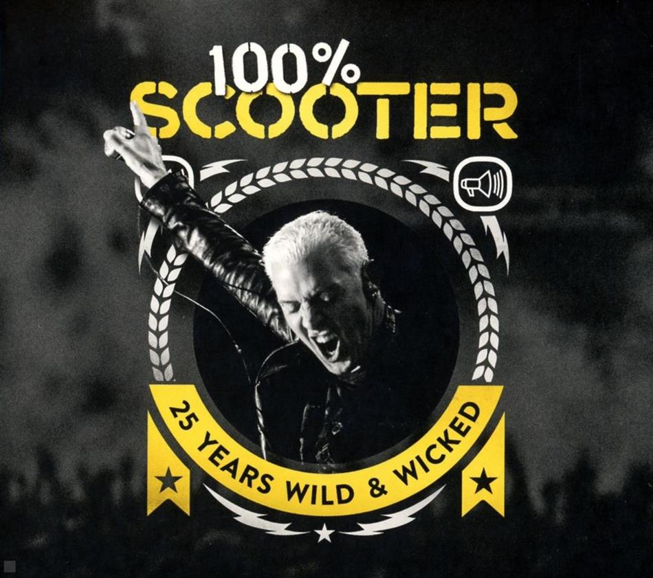 Scooter - 100% Scooter - 25 Years Wild & Wicked Digipack, Limited Edition, 5 CDs