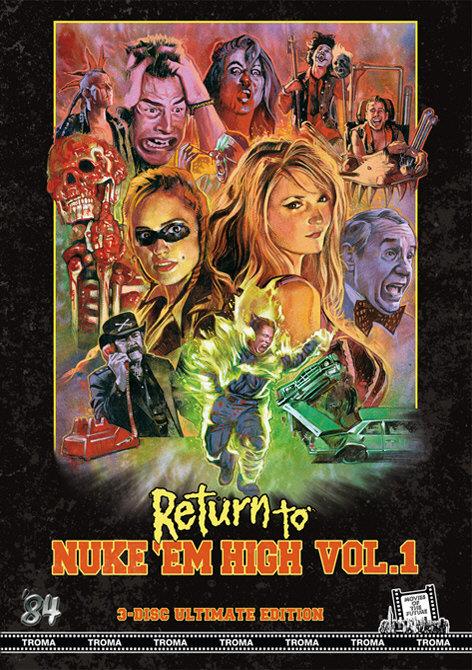 Return to Nuke 'Em High - Vol. 1 (2013) Kleine Hartbox, Ultimate Edition, Uncut, Blu-ray + 2 DVDs
