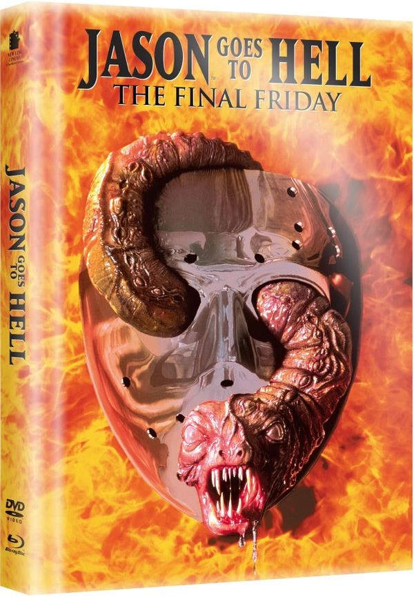 Jason Goes to Hell - The Final Friday (1993) Limited Edition, Long Version, Mediabook, Uncut, Blu-ray + DVD
