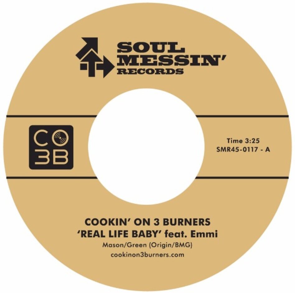 Cookin On 3 Burners - Real Life Baby / Enter Sandman 7" Single