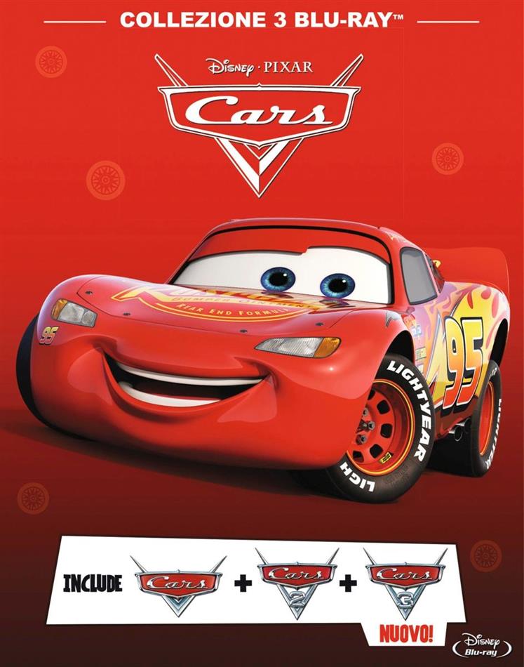 Cars 1-3 - Collezione 3 Blu-Ray Coffret, 3 Blu-ray
