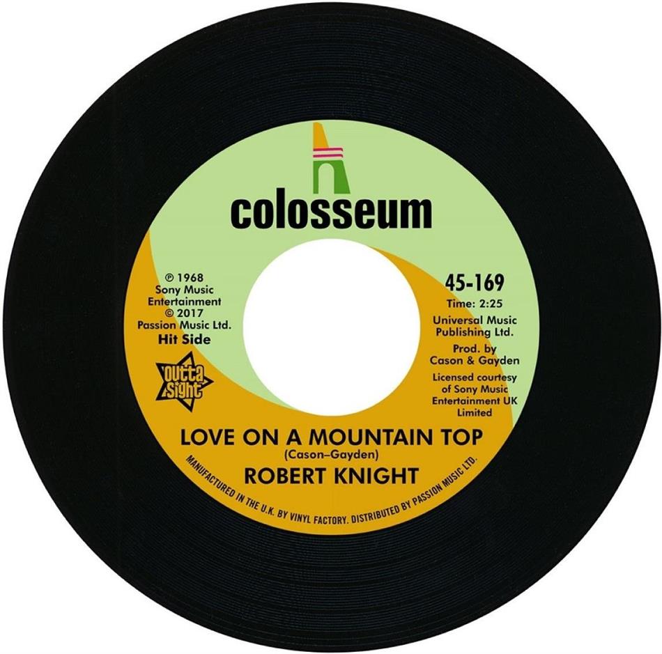 Robert Knight - Love On A Mountain Top / Everlasting Love 7" Single