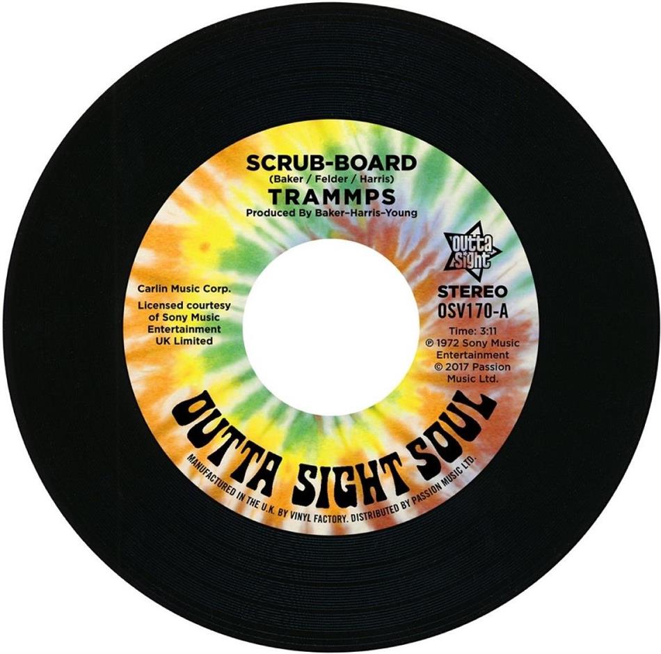 The Trammps - Scrub-Board / Hold Back The Night 7" Single