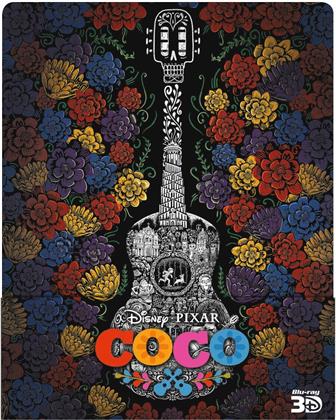 Coco (2017) (Limited Edition, Steelbook, Blu-ray 3D + 2 Blu-rays)