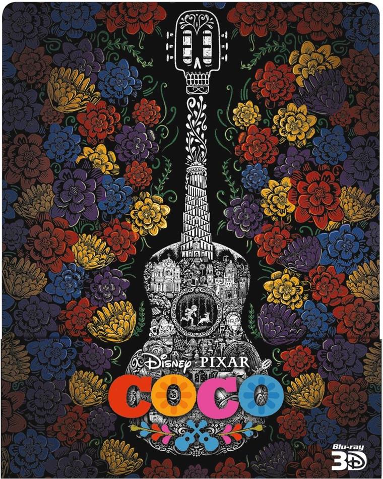 Coco (2017) Édition Limitée, Steelbook, Blu-ray 3D + 2 Blu-ray