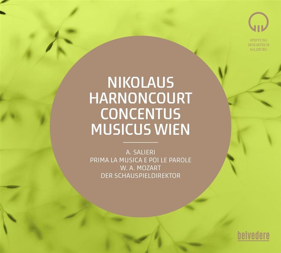 Antonio Salieri (1750-1825), Nikolaus Harnoncourt & Concentus Musicus Wien - Prima La Musica / Schauspieldirektor 2 CDs