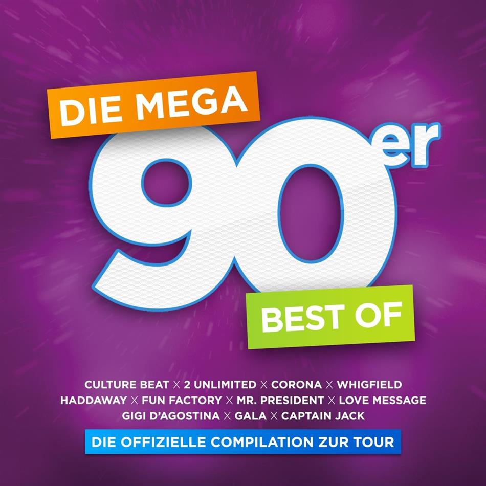 Die Mega 90Er - Best Of 2 CDs