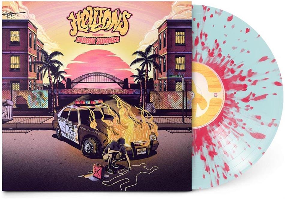 Hellions - Indian Summer Édition Limitée, Blue & Heavy Pink Splatter Vinyl, LP