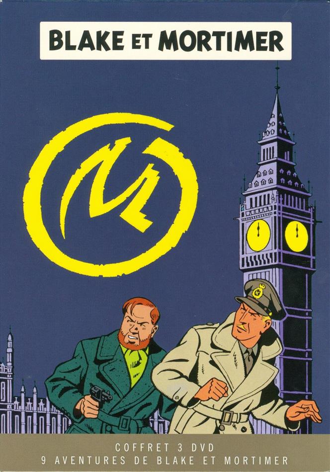 Blake et Mortimer - 9 aventures de Blake et Mortimer Box, Limited Edition, 3 DVDs