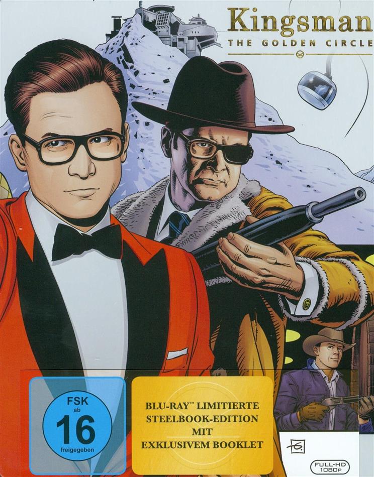 Kingsman 2 - The Golden Circle (2017) Limited Edition, Steelbook