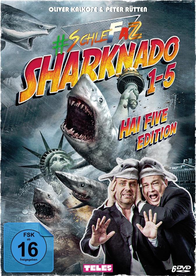 Sharknado 1-5 SchleFaZ - Die schlechtesten Filme aller Zeiten, Hai Five Edition, 5 DVD