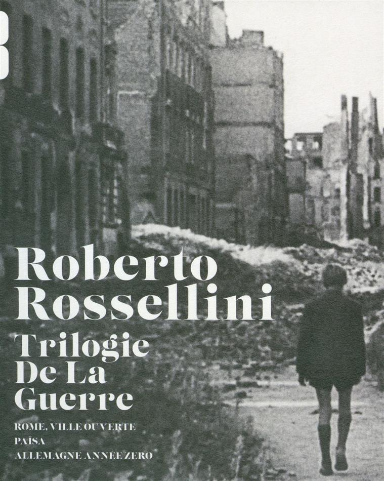 Roberto Rossellini - La trilogie de la guerre n/b, 3 Blu-ray