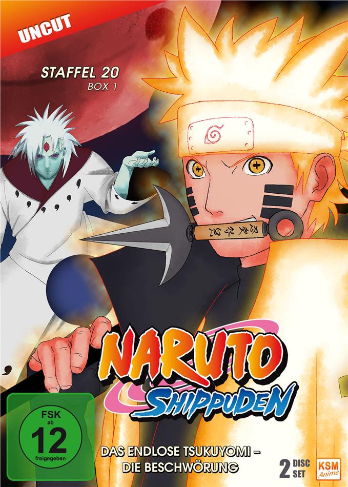 Naruto Shippuden - Staffel 20 Box 1 Uncut, 2 DVDs