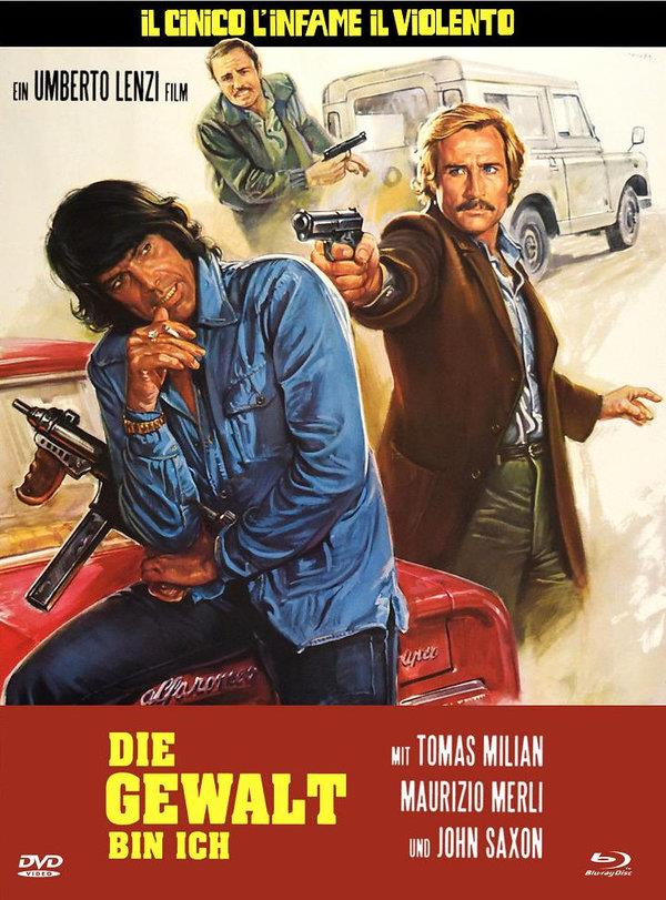 Die Gewalt bin ich (1977) Eurocult Collection, Cover A, Limited Edition, Mediabook, Blu-ray + DVD