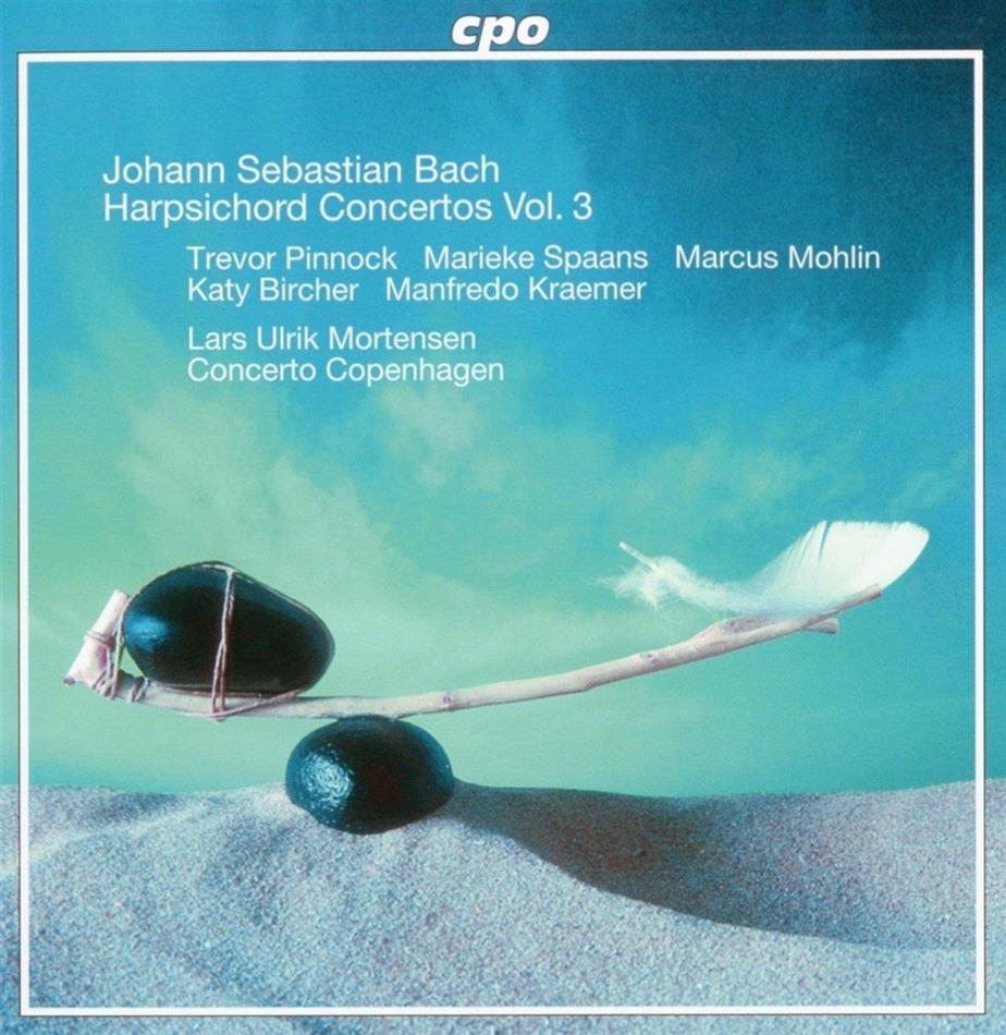 Lars Ulrik Mortensen, Johann Sebastian Bach (1685-1750) & Concerto Copenhagen - Cembalokonzerte Vol.3 - BWV 1060-1065 & BWV 1044 2 CD
