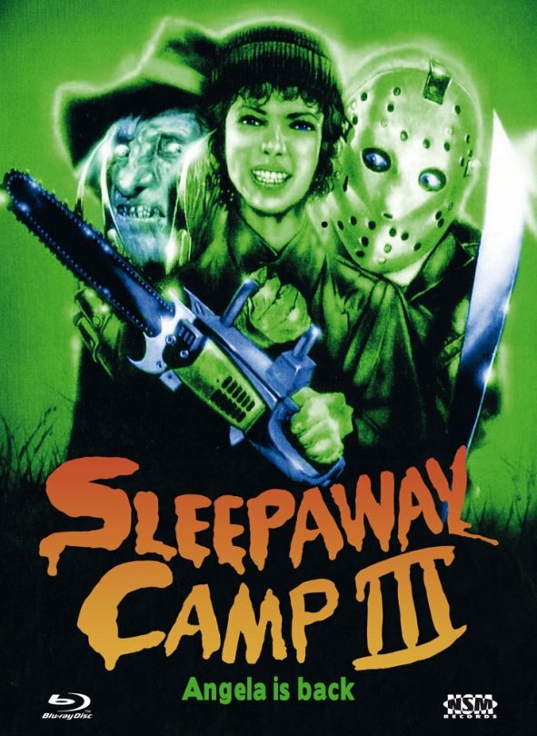 Sleepaway Camp 3 - Angela is back (1989) Cover B, Edizione Limitata, Mediabook, Blu-ray + DVD