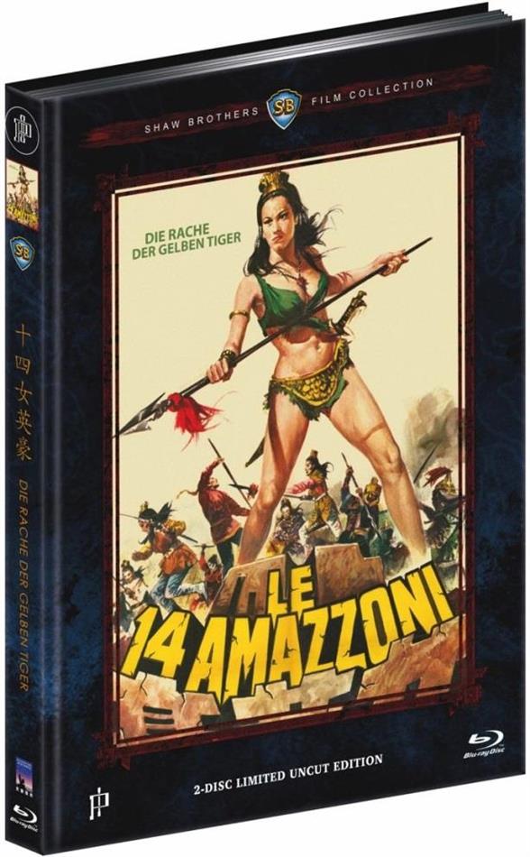 Le 14 Amazzoni - Die Rache der gelben Tiger (1972) Cover C, Shaw Brothers Collection, Limited Edition, Mediabook, Uncut, Blu-ray + DVD