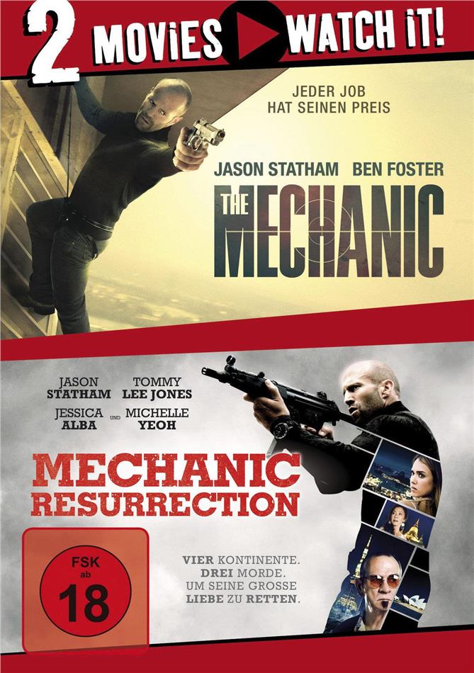 The Mechanic / Mechanic: Resurrection 2 DVDs