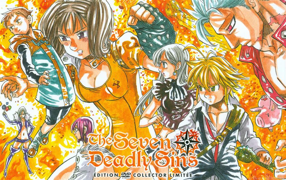 The Seven Deadly Sins - Intégrale Saison 1 Collector's Edition, Limited Edition, 5 DVDs