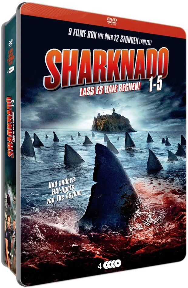 Sharknado 1-5 Metalbox, Limited Edition, 4 DVDs