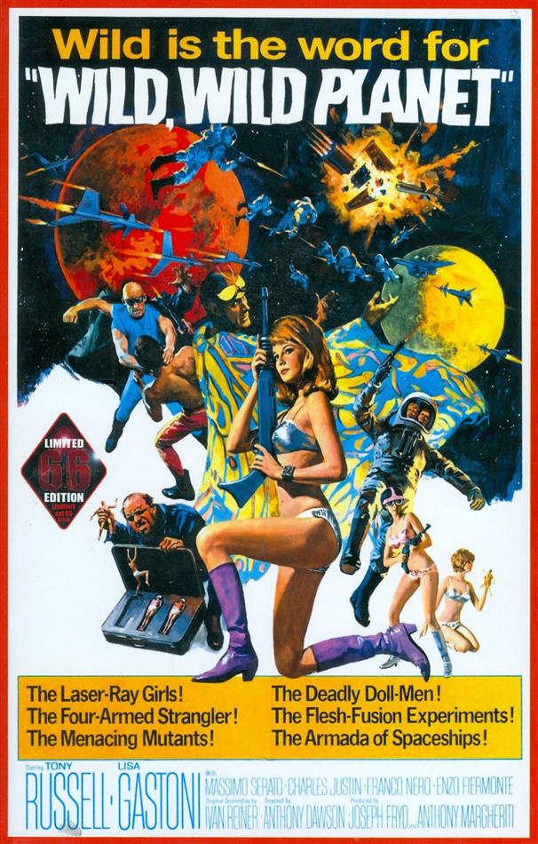 Wild, Wild Planet (1966) Grosse Hartbox, Cover D, Limited Edition