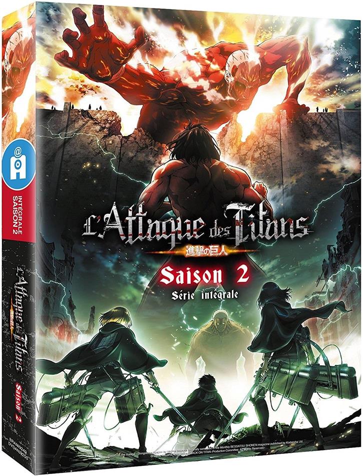L'Attaque des Titans - Intégrale Saison 2 Édition Collector, 2 DVD