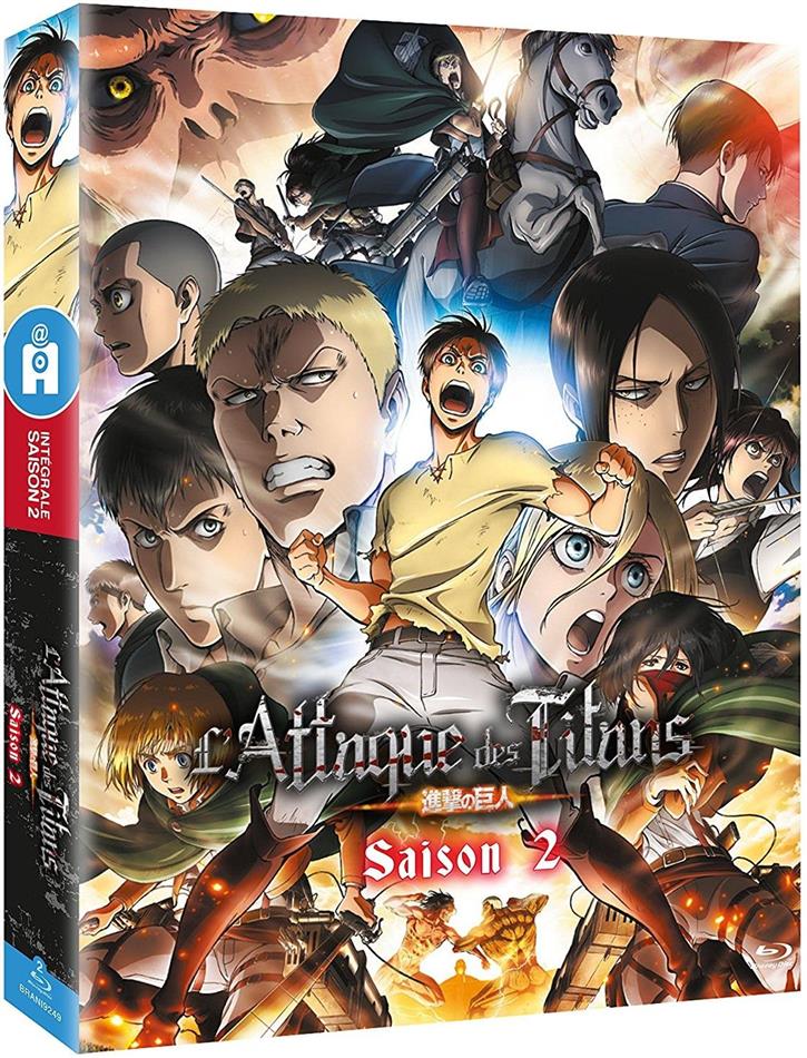 L'Attaque des Titans - Intégrale Saison 2 Édition Collector, 2 Blu-ray
