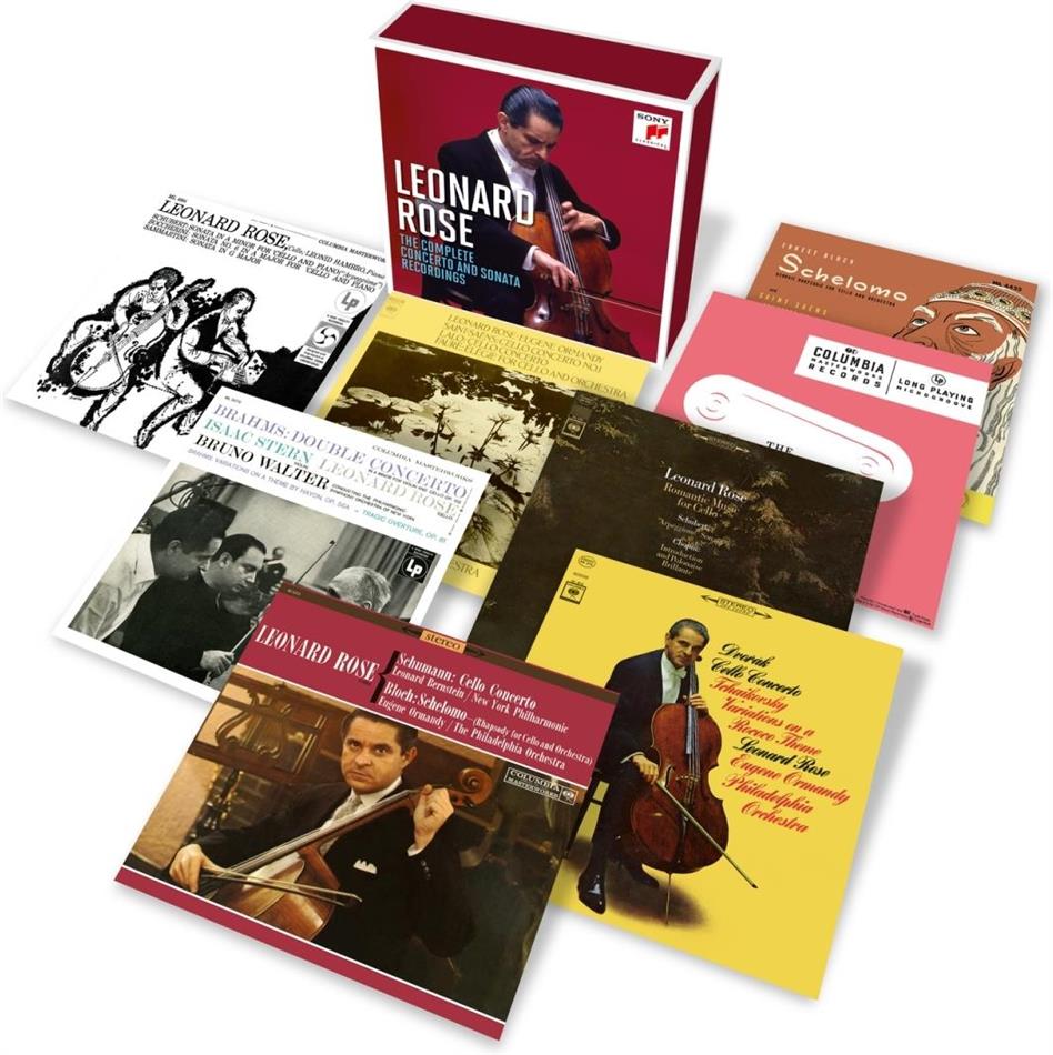 Leonard Rose - Complete Concerto And Sonata 14 CDs