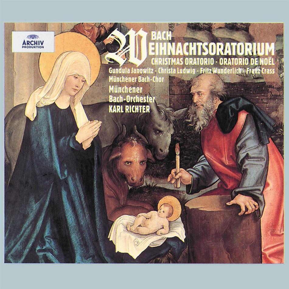 Gundula Janowitz, Christa Ludwig, Fritz Wunderlich, Johann Sebastian Bach (1685-1750), … - Weihnachtsoratorium 3 CDs