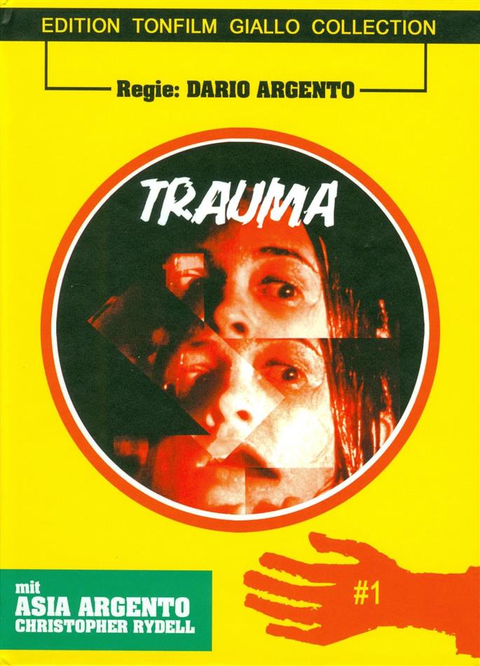 Trauma (1993) Edition Tonfilm Giallo Collection, Cover B, Limited Edition, Langfassung, Mediabook, Uncut, Blu-ray + DVD