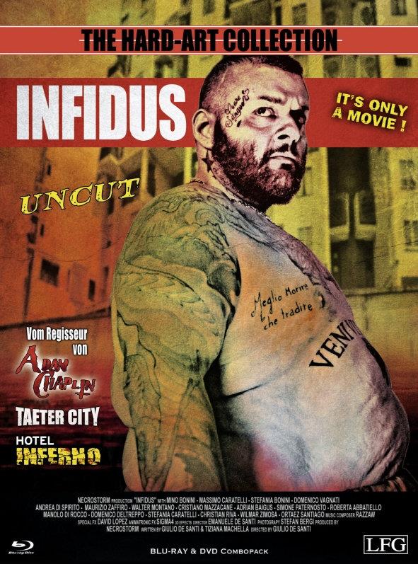 Infidus (2015) The Hard-Art Collection, Cover B, Limited Edition, Mediabook, Uncut, Blu-ray + DVD