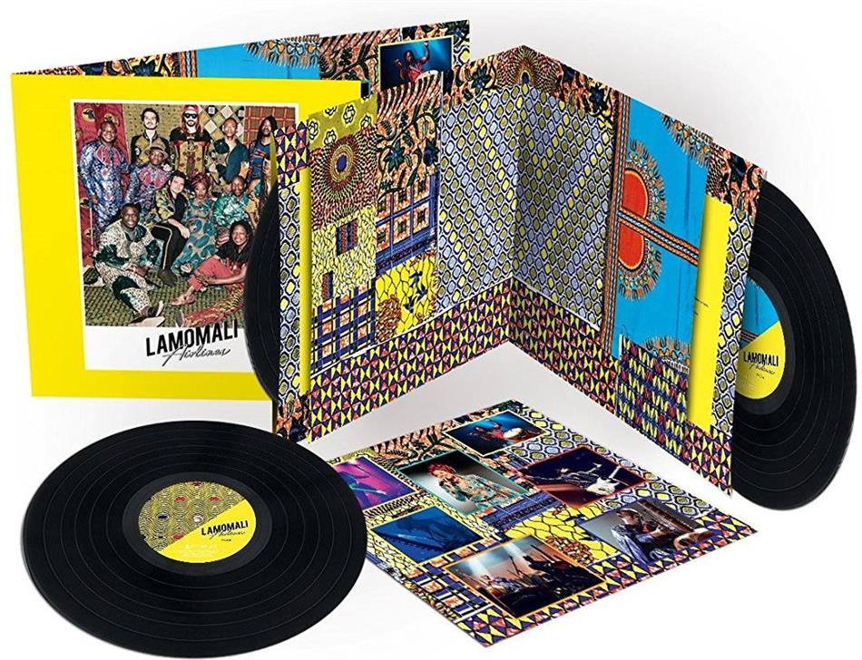 Toumani Diabaté, Sidiki Diabate, Fatoumata Diawara & M (Matthieu Chedid) - Lamomali Airlines Live 3 LP