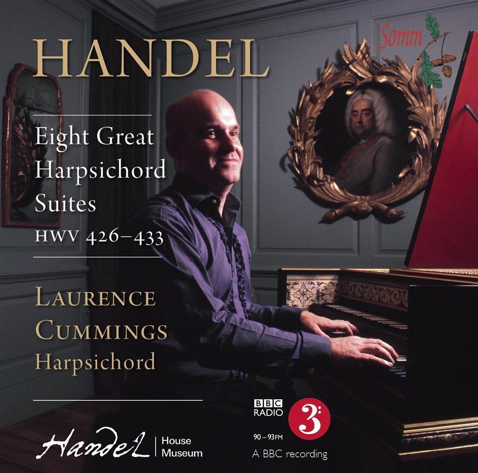 Laurence Cummings & Georg Friedrich Händel (1685-1759) - 8 Suiten Für Cembalo Solo HWV 426-433 2 CDs