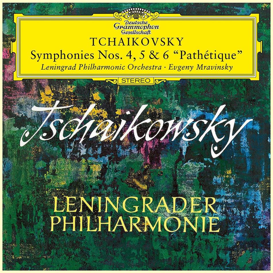 P. I. Tschaikowsky, Peter Iljitsch Tschaikowsky (1840-1893), Evgeny Mravinsky & Leningrader Philharmoniker - Symphonien Nr. 4, 5 & 6 3 LP