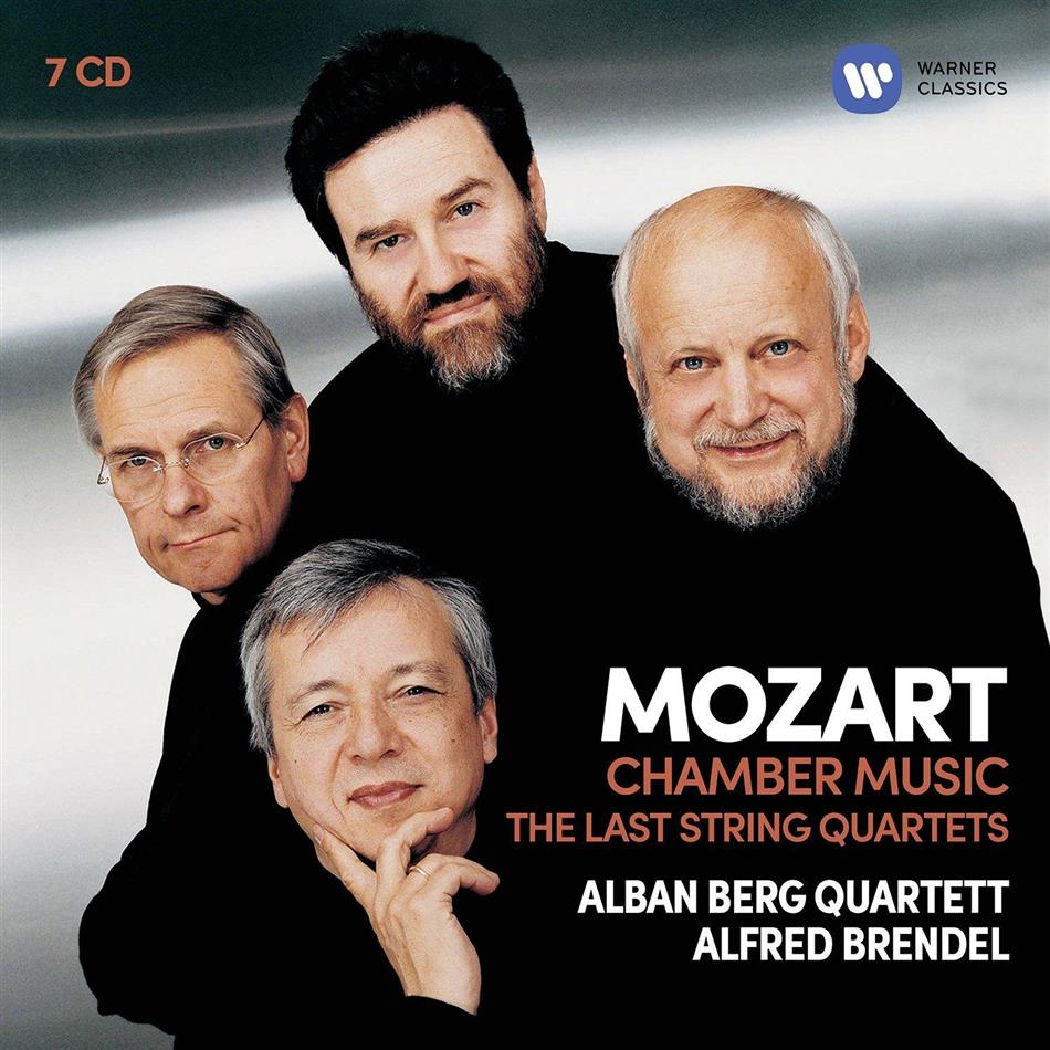 Alban Berg Quartett, Alfred Brendel & Wolfgang Amadeus Mozart (1756-1791) - Chamber Music - The Last String Quartets 7 CD