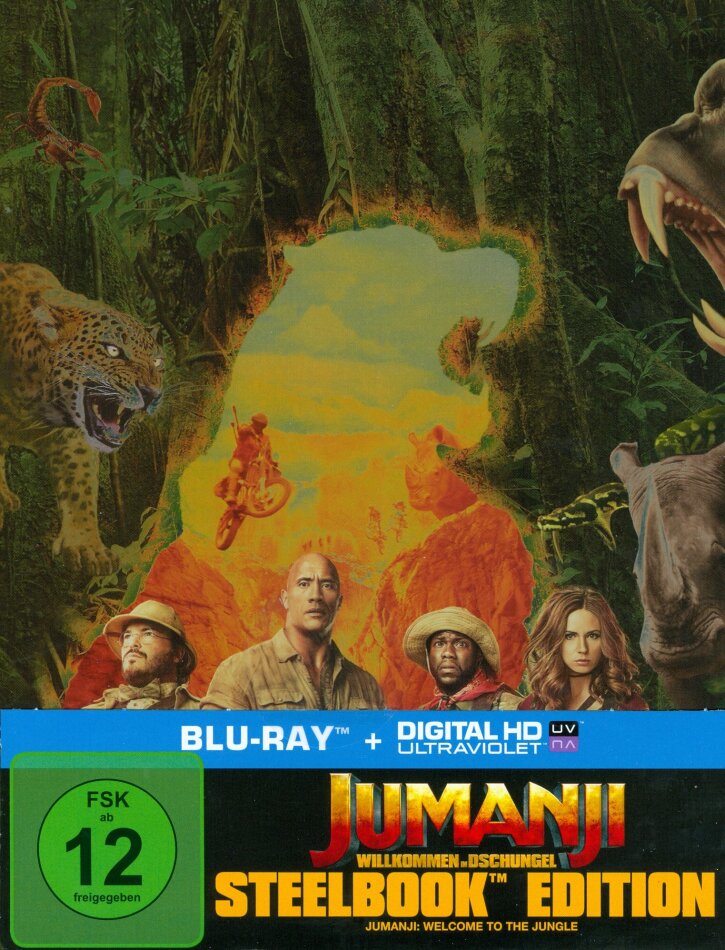 Jumanji - Willkommen im Dschungel (2017) Limited Edition, Steelbook