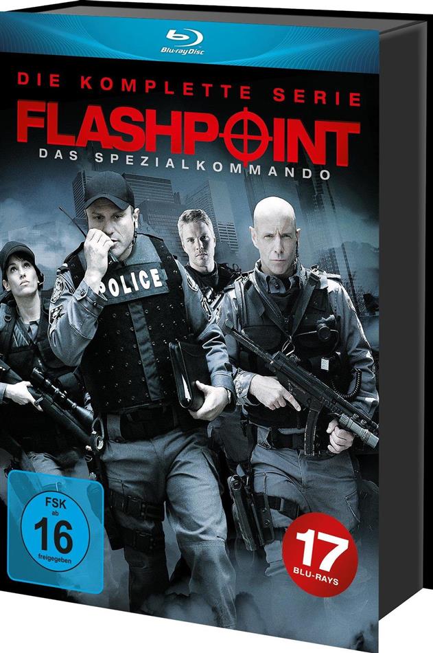 Flashpoint - Die komplette Serie 17 Blu-rays