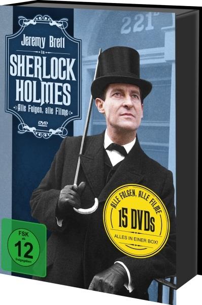 Sherlock Holmes - Alle Folgen, alle Filme 15 DVDs