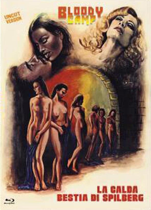 Bloody Camp - La calda bestia di Spilberg (1978) Eurocult Collection, Cover C, Limited Edition, Mediabook, Uncut, Blu-ray + DVD