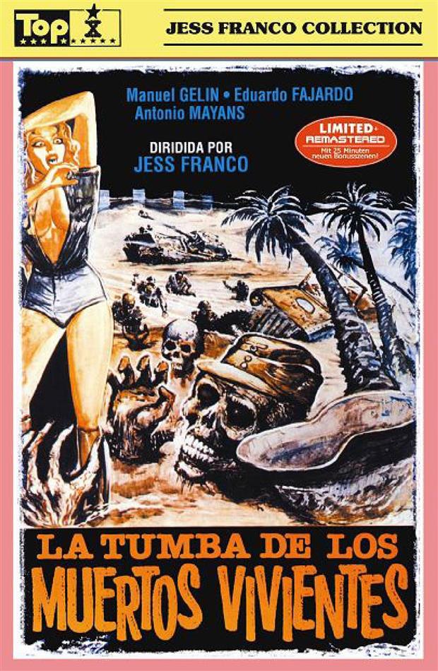 La tumba de los muertos vivientes (1982) Grosse Hartbox, Cover B, The Jess Franco Collection, Edizione Limitata, Versione Rimasterizzata, Uncut
