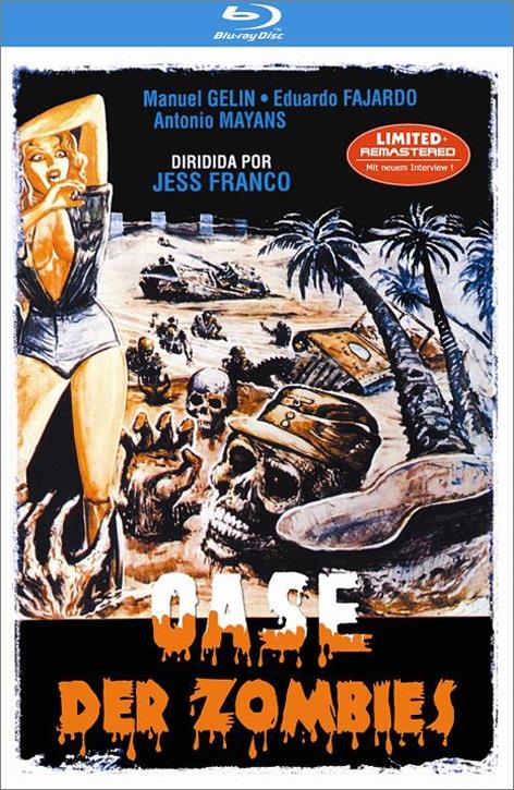 Oase der Zombies (1982) Grosse Hartbox, Cover A, The Jess Franco Collection, Edizione Limitata, Versione Rimasterizzata, Uncut, Blu-ray + DVD