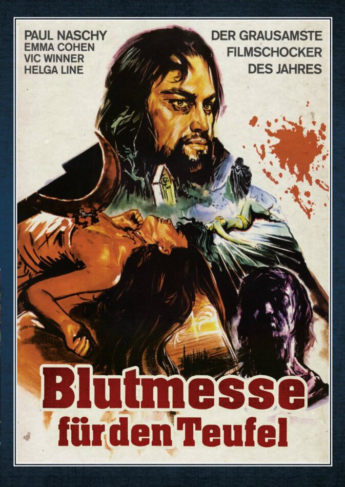 Blutmesse für den Teufel (1973) Paul Naschy - Legacy of a Wolfman, Edizione Limitata, Uncut, Blu-ray + DVD