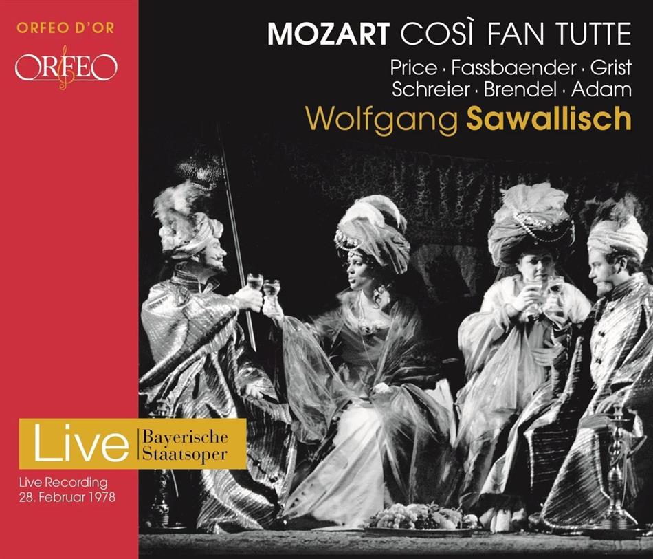 Dame Margaret Price, Brigitte Fassbaender, Wolfgang Brendel, Wolfgang Amadeus Mozart (1756-1791), … - Cosi Fan Tutte - Aufnahme 1978 2 CDs