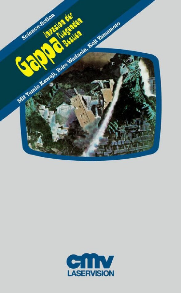 Gappa - Invasion der fliegenden Bestien (1967) Grosse Hartbox, VHS-Edition, Édition Limitée, Uncut