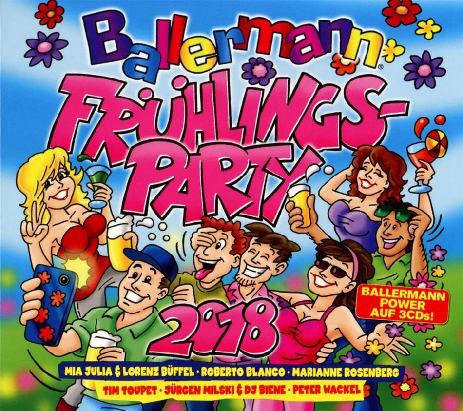 Ballermann Frühlingsparty 2018 3 CDs