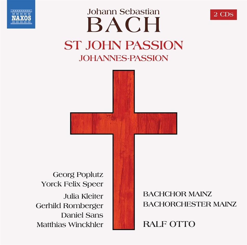 Georg Poplutz, Yorck Felix Speer, Julia Kleiter, Johann Sebastian Bach (1685-1750), … - Johannes-Passion 2 CDs
