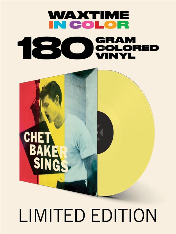 Chet Baker - Sings Waxtime, Solid Yellow Vinyl, LP